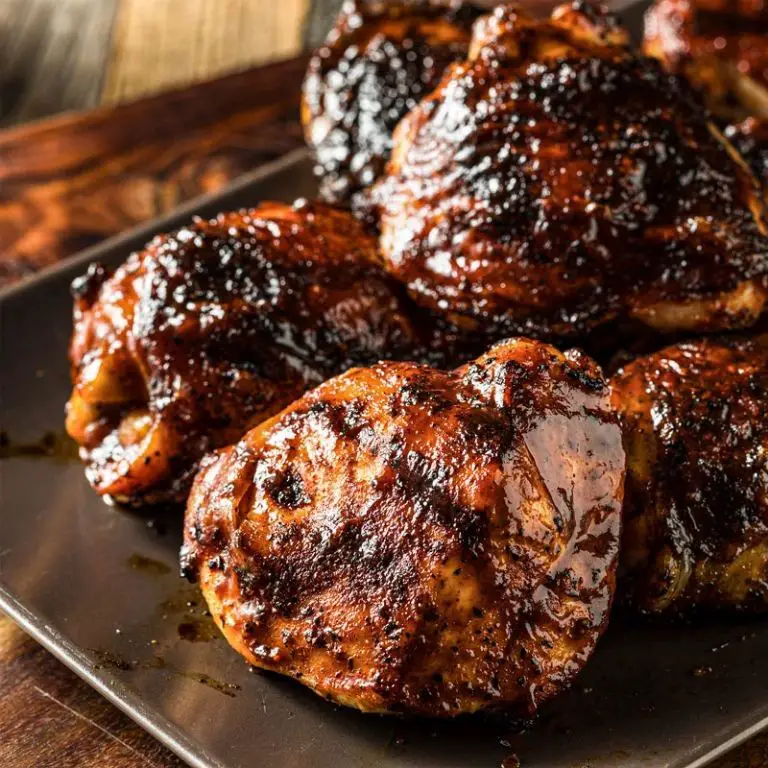 BBQ Grilled Chicken Thighs with Smoky Rub