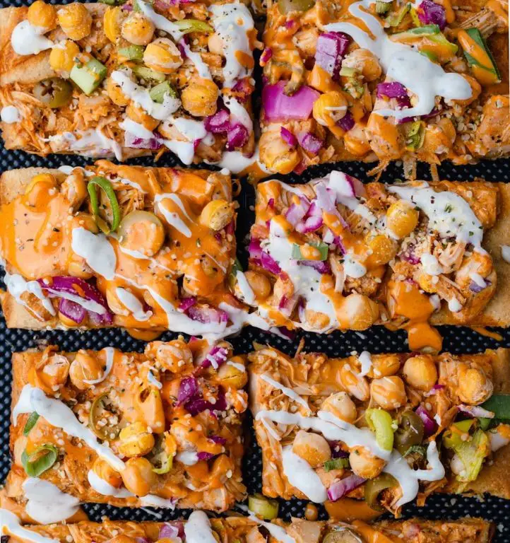 BBQ Jackfruit Vegan Flatbread