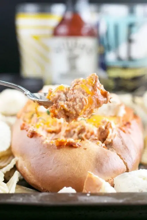 BBQ Pulled Pork Bread Bowl Dip