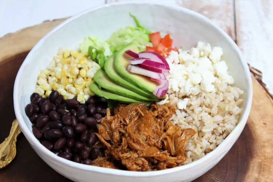 BBQ Pulled Pork Rice Bowl