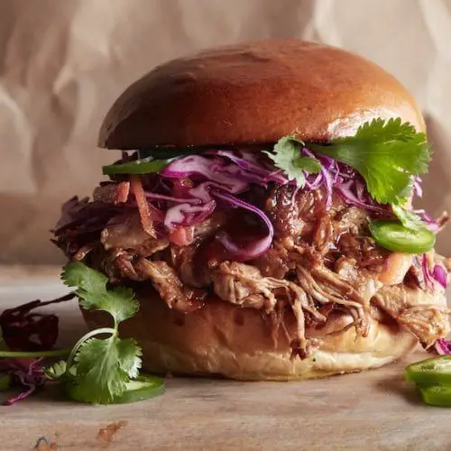 BBQ Pulled Pork Stuffed Burgers
