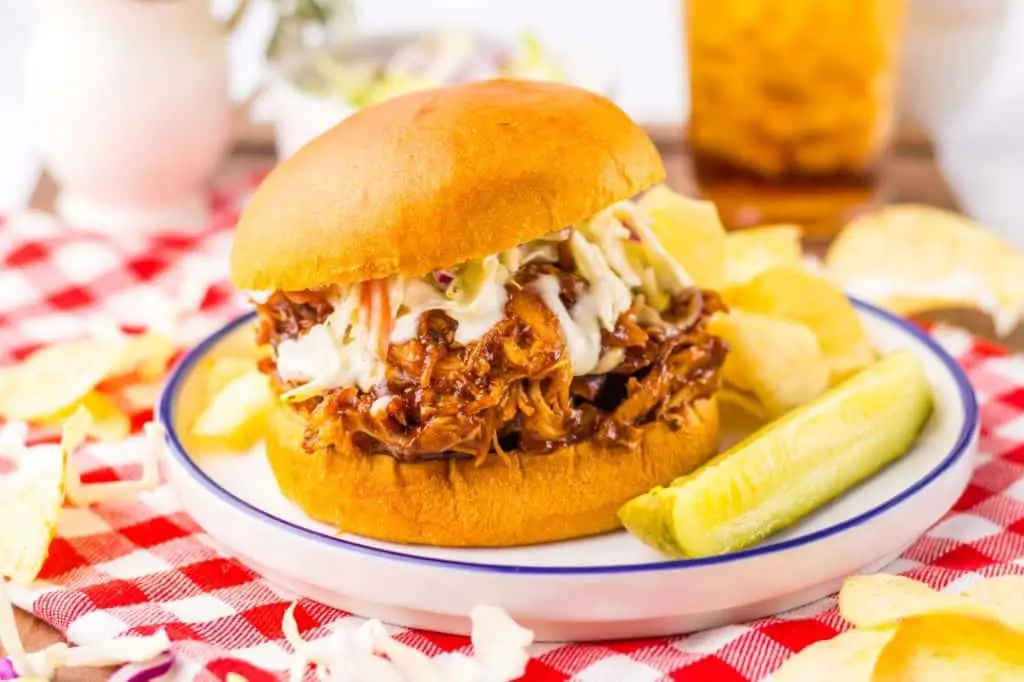 BBQ Ranch Chicken Thigh Sandwich