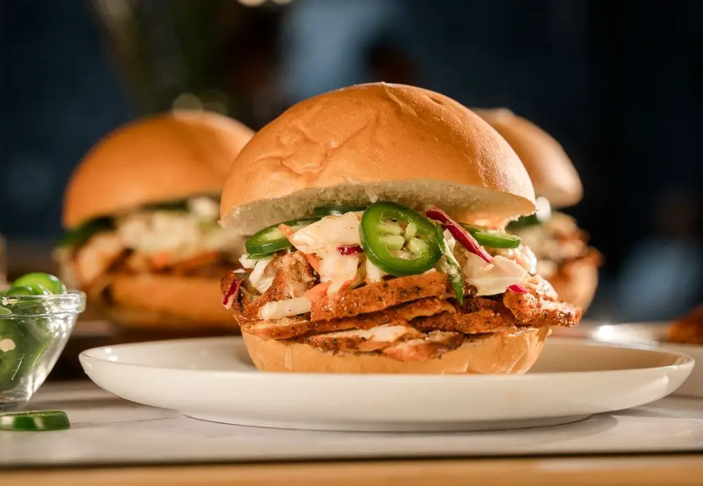 BBQ Turkey Panini with Coleslaw