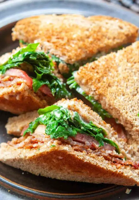 BLT with Crispy Bacon and Arugula