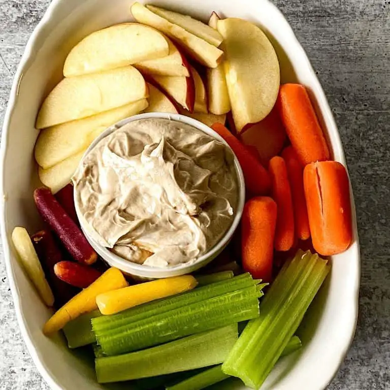 Baby Carrot and Almond Butter Dip