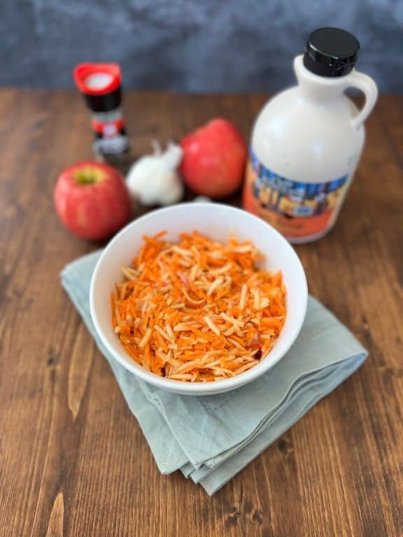 Baby Carrot and Apple Slaw