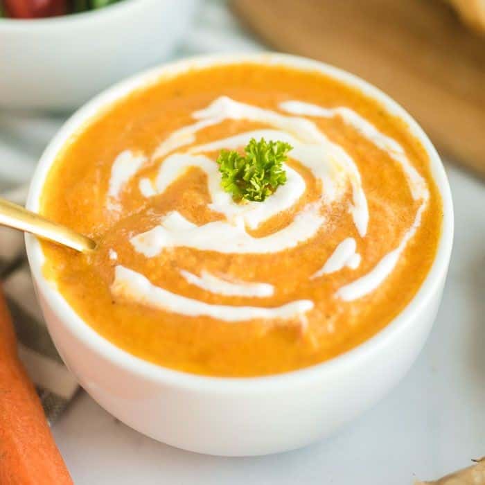 Baby Carrot and Ginger Soup