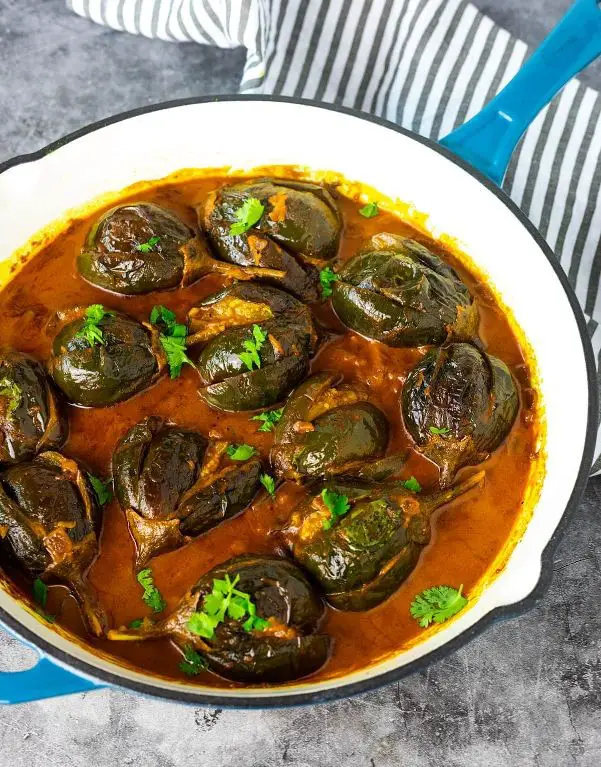 Baby Eggplant Curry with Coconut Milk