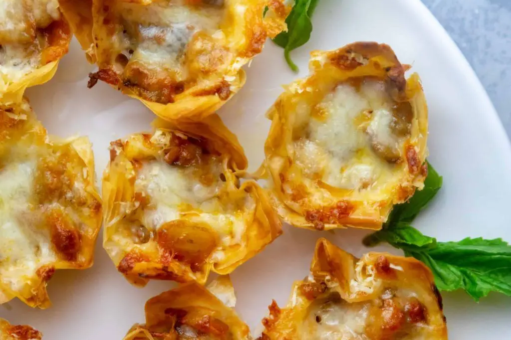 Baby Eggplant Parmesan Bites