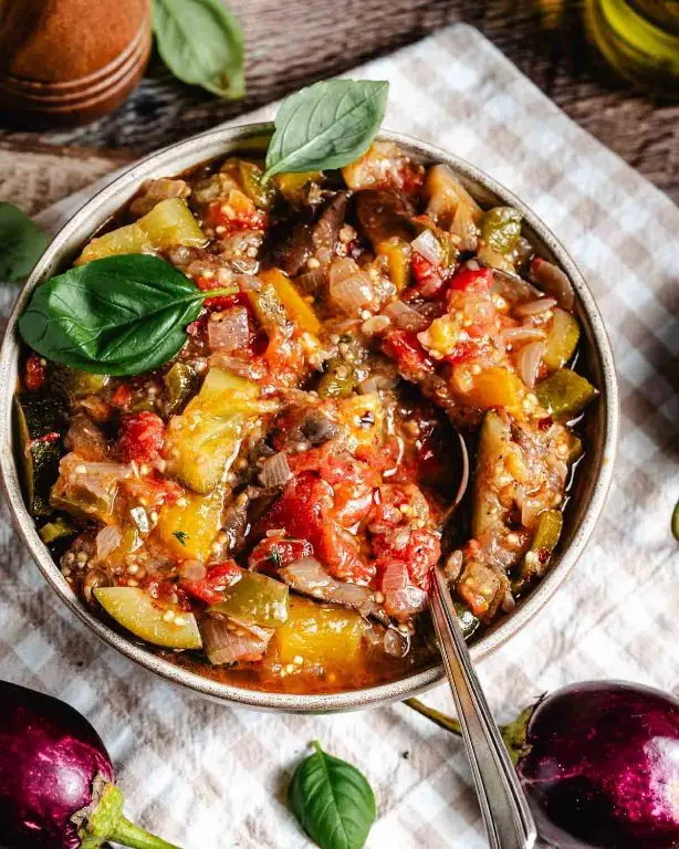 Baby Eggplant Ratatouille