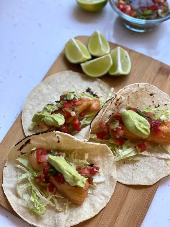 Baby Eggplant Tacos with Avocado Crema