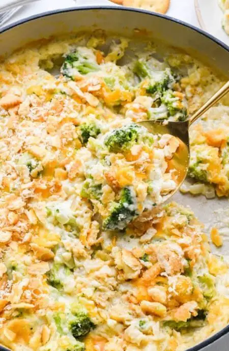 Babybel Cheese and Broccoli Casserole