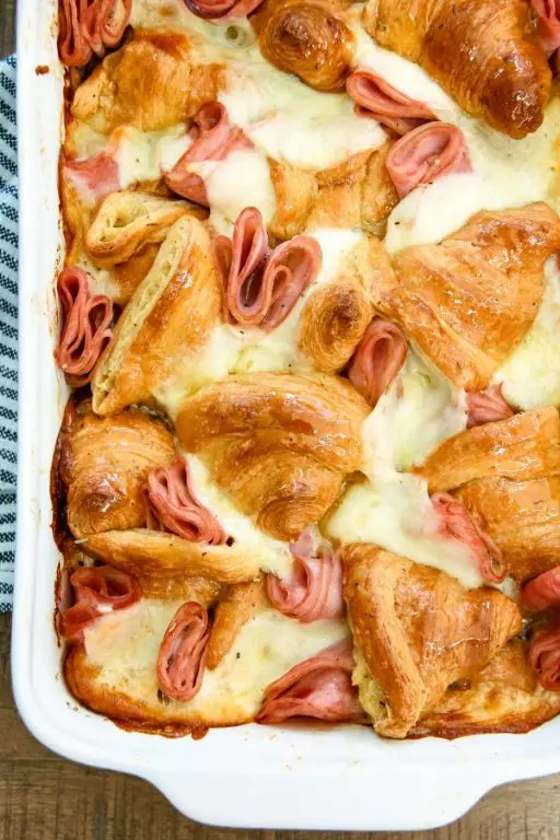 Babybel Cheese and Ham Croissants