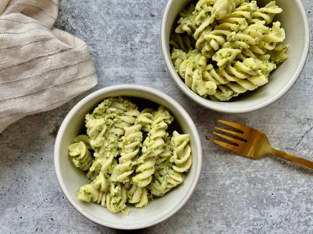 Babybel Cheese and Pesto Pasta