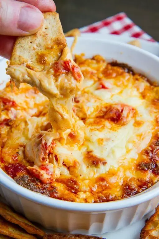 Babybel Cheese and Roasted Red Pepper Dip