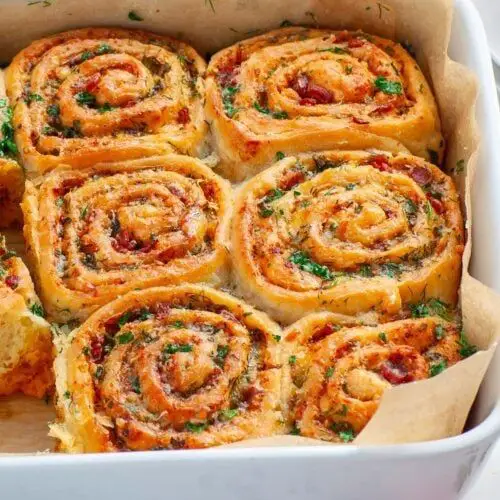 Bacon Cheddar Dinner Rolls
