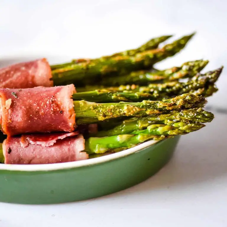Bacon Wrapped Asparagus with Chimichurri Sauce