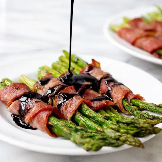 Bacon Wrapped Asparagus with Lemon Zest