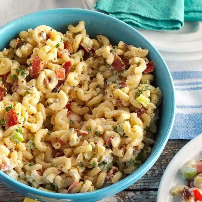 Bacon and Cheddar Macaroni Salad