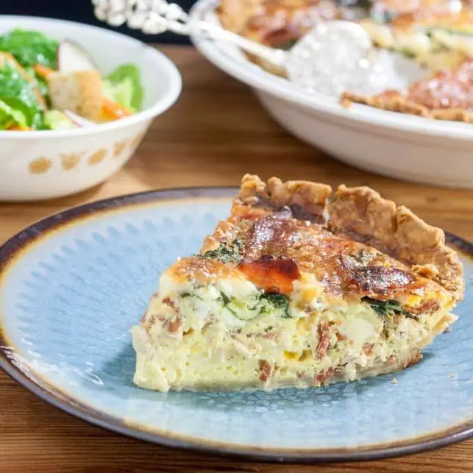 Bacon and Chicken Quiche