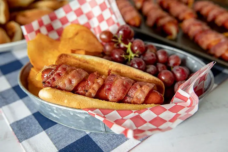 Bacon-Wrapped Crescent Dogs