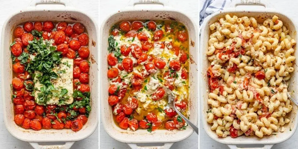 Baked Feta Pasta with Cherry Tomatoes