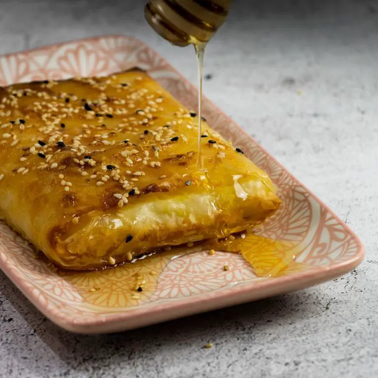 Baked Feta with Honey and Sesame Seeds
