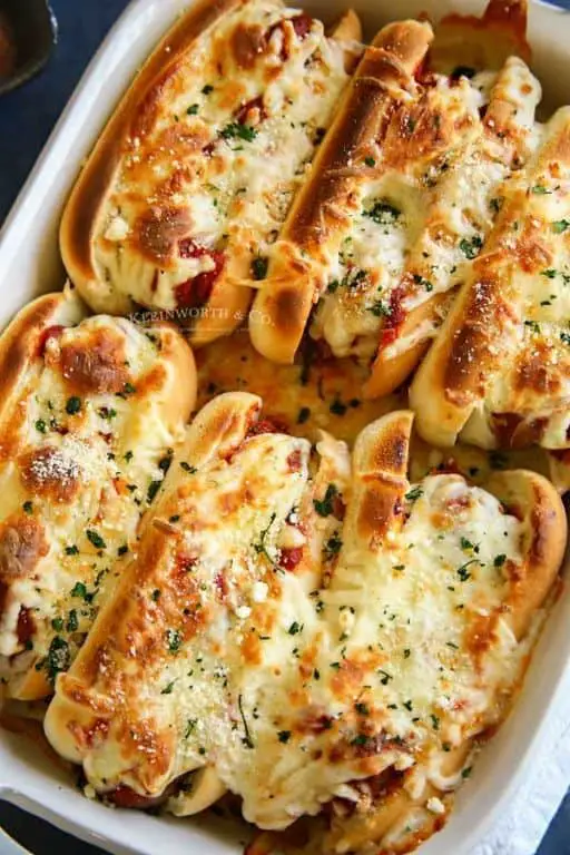 Baked Italian Meatball Subs
