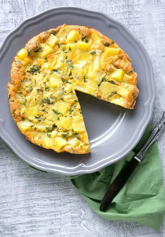 Baked Italian Potato Frittata