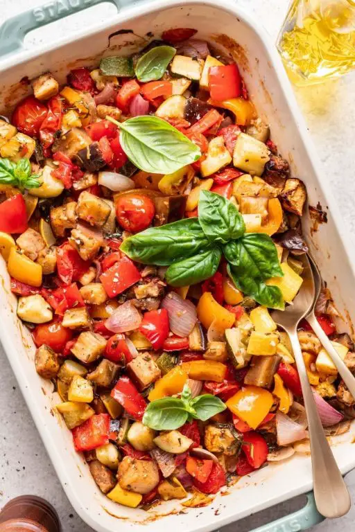 Baked Ratatouille with Fresh Herbs