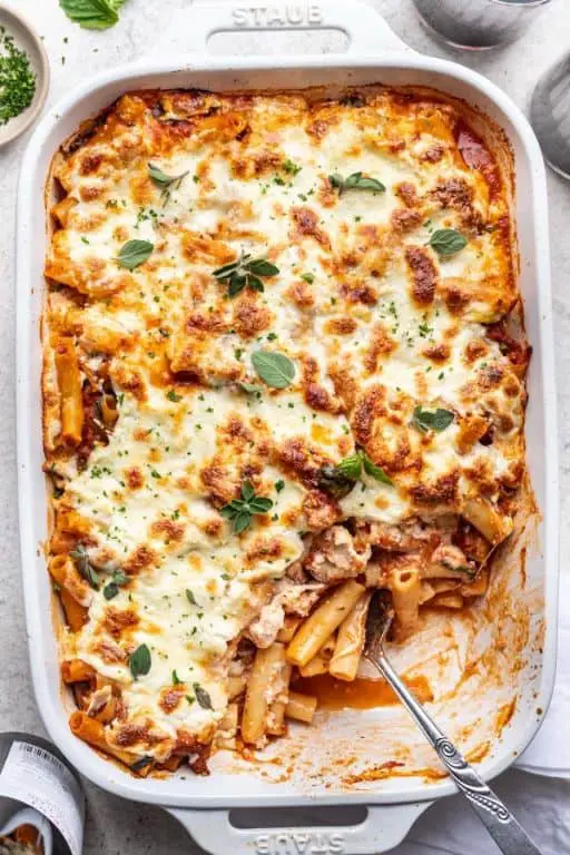 Baked Ziti with Ricotta