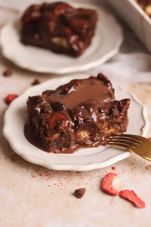 Bakers Chocolate Bread Pudding