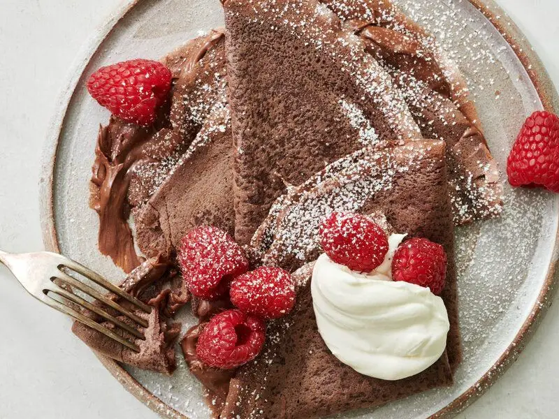 Bakers Chocolate Crepes