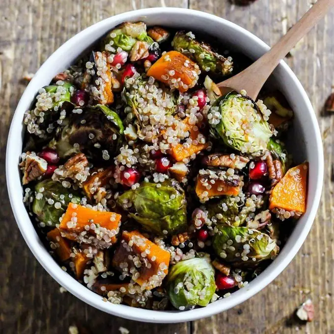Balsamic Brussels Sprouts and Quinoa Salad