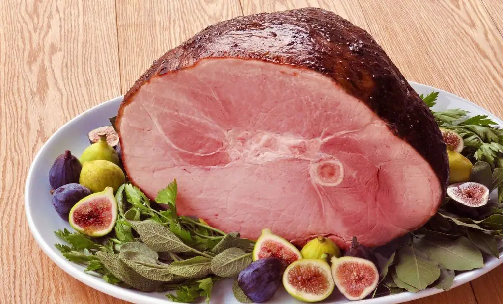 Balsamic Fig Glazed Ham