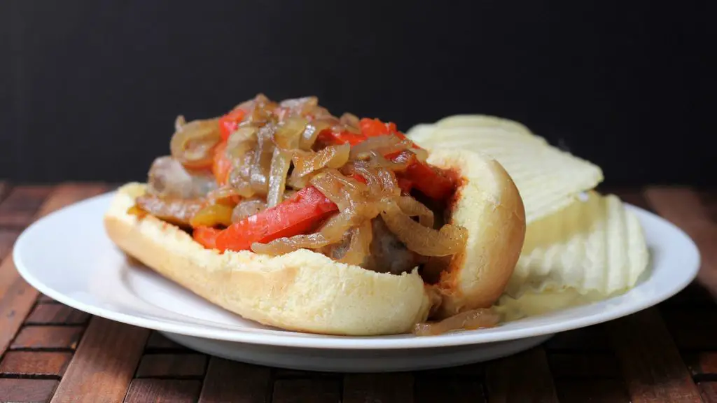 Balsamic Glazed Italian Sausage Sandwich