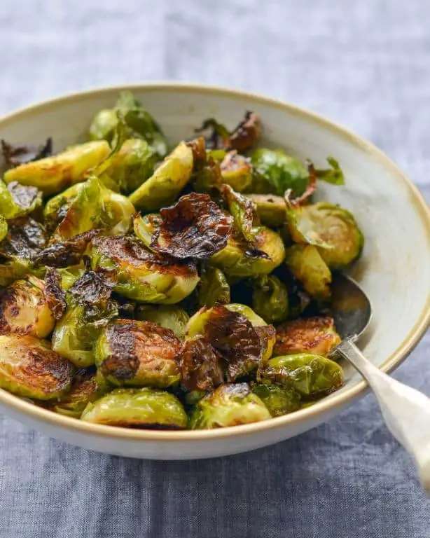 Balsamic Glazed Roasted Brussels Sprouts