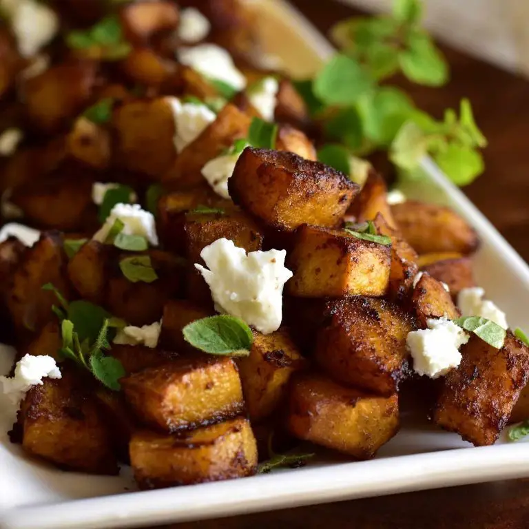 Balsamic Roast Pumpkin with Goat Cheese