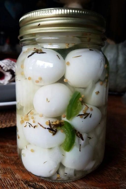 Balsamic Vinegar Pickle Quail Eggs