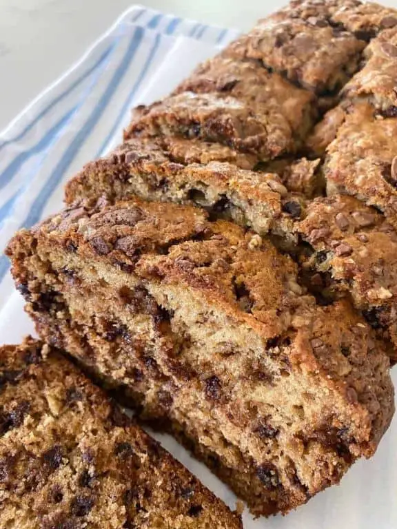 Banana Bread with Heath Toffee Bits