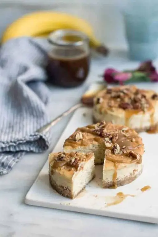 Banana Caramel Cheesecake