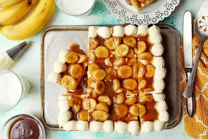 Banana Foster Biscuit Bake