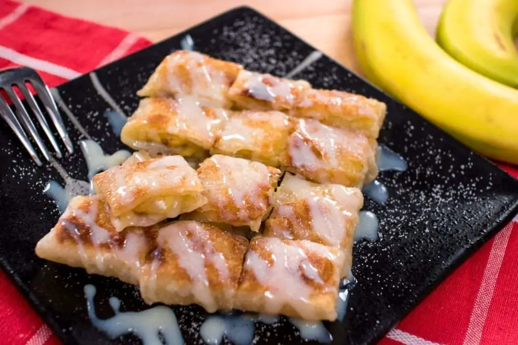 Banana Roti with Honey
