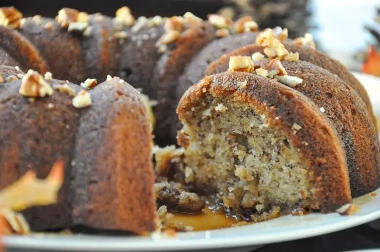 Banana Rum Pound Cake