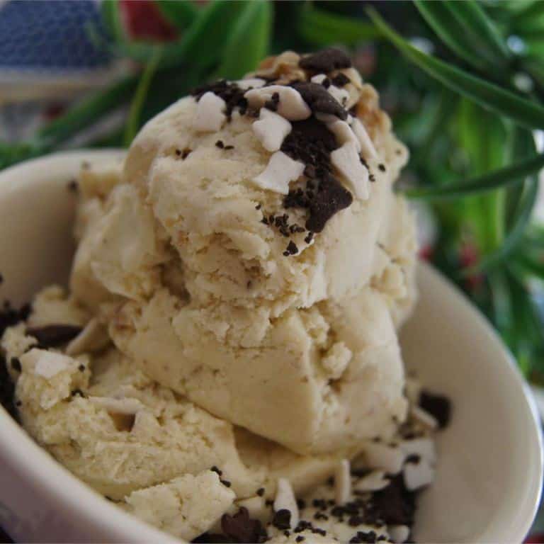 Banana Walnut Keto Ice Cream