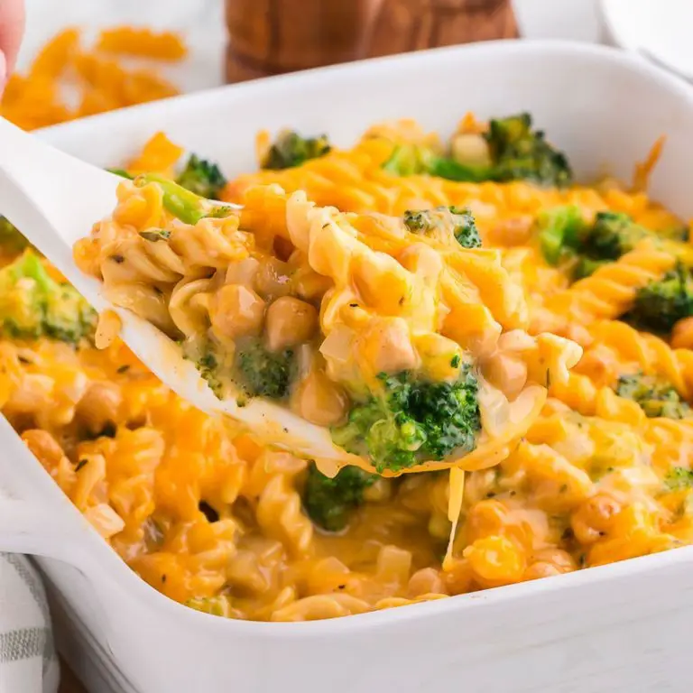 Banza Casserole with Broccoli and Cheese