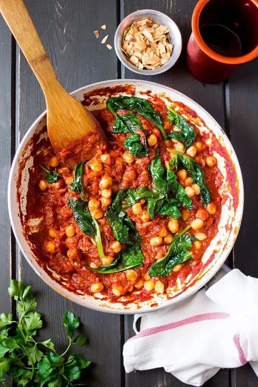 Banza Chickpea and Spinach Stew