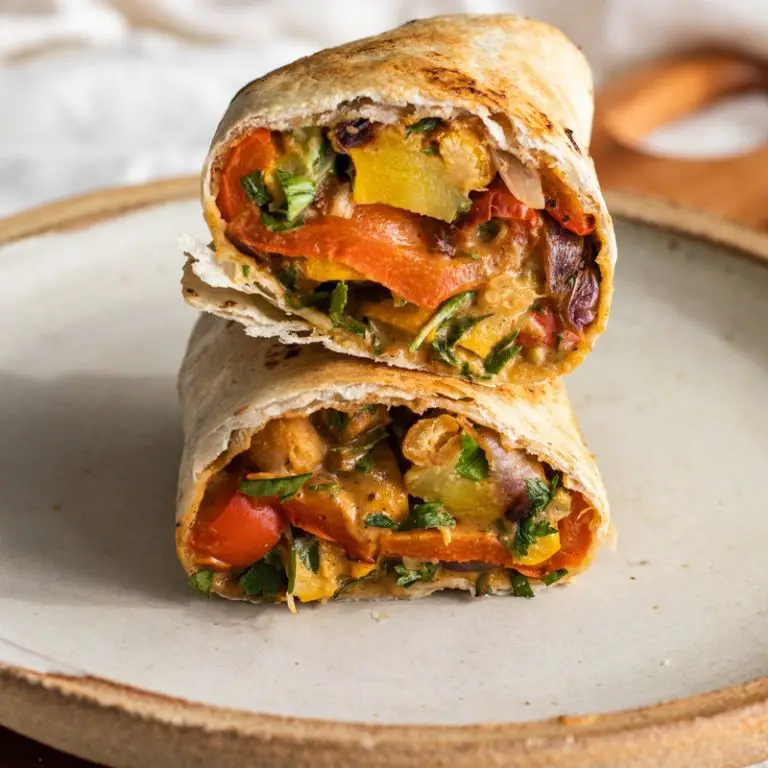 Banza Falafel Wraps with Tahini Sauce