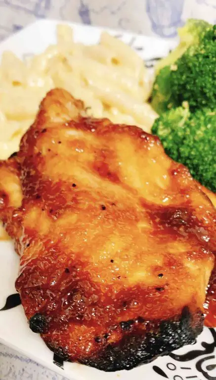 Barbecue Baked Chicken Breast with Smoky Bourbon Sauce