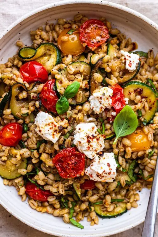Barley Salad with Fresh Vegetables